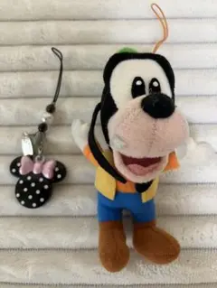 ディズニーキーホルダー グーフィ&ミニーマウス