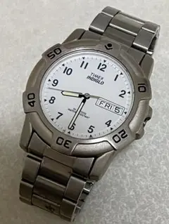 TIMEX タイメックス INDIGLO 白文字盤 腕時計 CR.2012