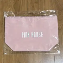 【新品未使用】ピンクハウス☆ロゴ保冷温巾着バッグ(ピンク)