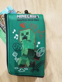 新品マインクラフトクリーパーリールキーケース鍵カバーランドセル小学生マイクラ②