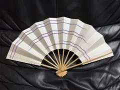 扇子　29cm パールもみ　両褄紫霞　舞扇子　舞踊　大衆演劇　着物　和装　小物