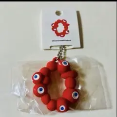 新品大阪関西万博 ミャクミャク PVC ロゴ ボールチェーン　キーホルダー