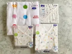 ミキハウス　新生児肌着　ガーゼタオル　新品未開封