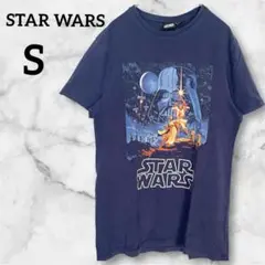 美品✨STAR WARS Tシャツ ネイビー【S】ユニセックス 半袖
