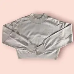 GU ジーユー　ショート丈　オフホワイト　スタンドカラー　合わせやすい　美品