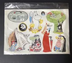 【ムーミン】ダイカットスクラップシート　クロモス　トーベ・ヤンソン
