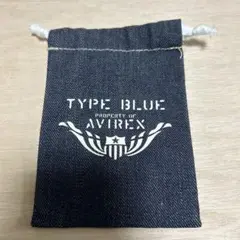 激レア　AVIREX TYPE BLUE デニムポーチ　非売品　アメカジ　珍品
