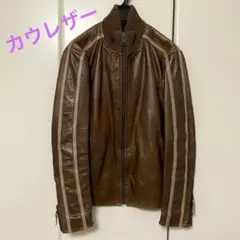 BOYCOTT 革ジャン 牛革 ライダース M ブラウン