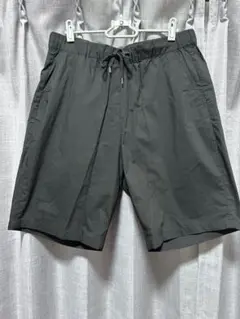 GLOBALWORK エアカルショートパンツ ウエスト紐付き　黒　M