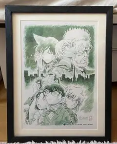 名探偵コナン SEGAラッキーくじ 劇場版賞 ゼロの執行人 額入りアート