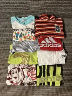130男の子　トイストーリー他シャツ8枚、短パン6着