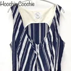 【Hoochie Coochie】サロペット　オールインワン　ストライプ　38