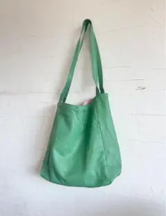 Lamb tote bag 〈green〉