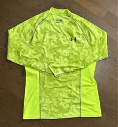 Under Armour ColdGear XL 蛍光イエロー迷彩シャツ