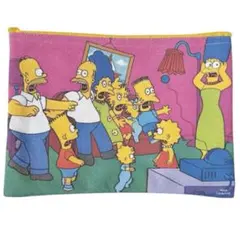 新品未開封 THE SIMPSONS フラットポーチ ① シンプソンズ