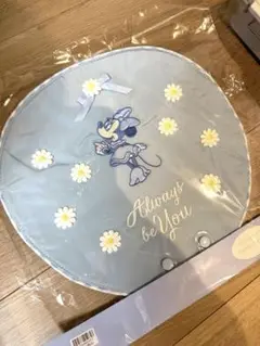 【新品未開封】うちわケース　ディズニーストア　ミニー　水色　ディズニー　推し活