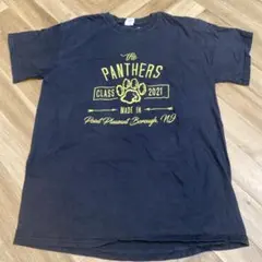 GILDAN ギルダンヴィンテージTシャツ古着2021 パンther 黒ブラック