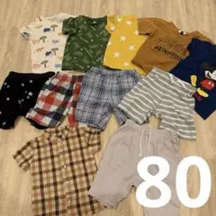男の子　80cm　Tシャツ　タンクトップ　ショートパンツ　まとめ売り　セット