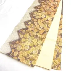 【2008】着物 袋帯 六通 菊 426㎝