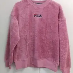 FILA モコモコトレーナー ピンク Mサイズ