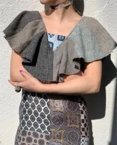 《一点物》MALION vintage フリルトップス