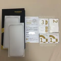 【3D全面保護・２枚】NIMASO iPhone15 保護フィルム　衝撃吸収