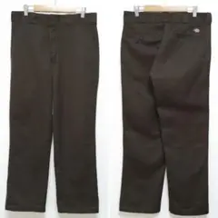 W31 L30 DICKIES ワークパンツ 874 ダークブラウン USA