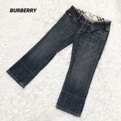 BURBERRY バーバリーブルーレーベル レディースデニムジーンズ七分丈25