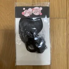 ブラック 前髪ウィッグ ストレート