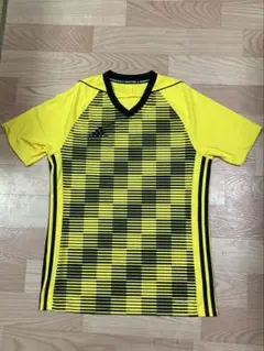 adidas サッカーシャツ M イエロー/ブラック