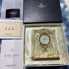 MIKIMOTO アーチ型インテリア時計