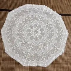 ハンドメイドレース編みテーブルクロス