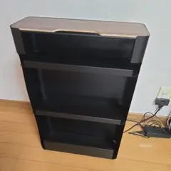 NRCB-65 山善 ケーブルボックス 3段 大型 ブラック