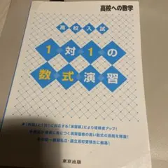 高校入試1対1の数式演習 : 高校への数学