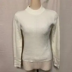 GRL ハイネック長袖ニット ホワイト M