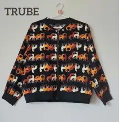 TRUBE　トゥルーブ　ホース柄　馬　薄手　ブルゾン　フリーサイズ