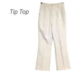 【ティップトップ】ハイウエストパンツ 背面ゴム センタープレス 小さいサイズ