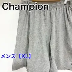 YBD20【US輸入】Champion　ショートパンツ【メンズXL】グレー