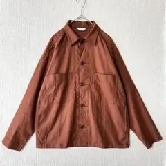 JOURNAL STANDARD /ブラウン カバーオール ポケット付き リネン