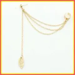 ⭐️フォロー割⭐️ピアス ゴールド 羽 亜鉛合金 大人気 #C36-1