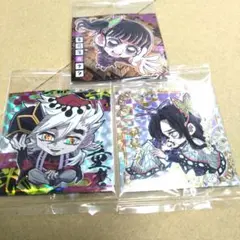 鬼滅の刃 シール ウエハース シークレット カナエ＆しのぶ 童磨 カナヲ
