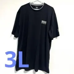 DISCUS SPORTEC 黒 3L Tシャツ　大きいサイズ　ポリエステル