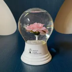 ヴィエナ＊スノーグローブ・スノードーム＊ピンクローズ＊オーストリア