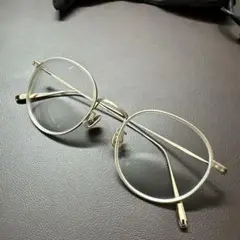 Zoff UNITED ARROWS ラウンドメガネ ゴールド