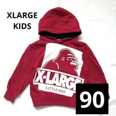 美品❗️XLARGE KIDS エクストララージキッズ ゴリラパーカー 90