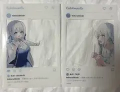 藍月なくる おでかけ SNS風クリアカード 2種