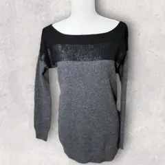 【theory】2 セーター ロング カシミヤ100% ブラック