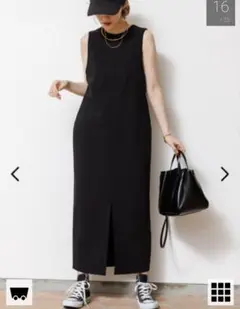 Rouge vif Sophie 2WAY ジャンパースカート ワンピ 黒