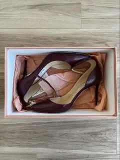 JIMMY CHOO バーガンディ ハイヒール