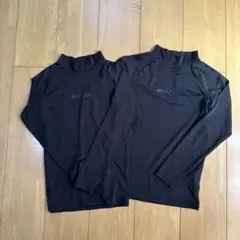Razzoli タートルネックアンダーシャツ 2枚セット ブラック